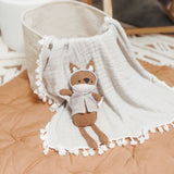 Crane Baby 6 Layer Muslin Blanket Moonstone - Grey