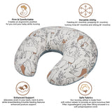 Crane Baby Feeding & Nursing Pillow - Ezra Animal