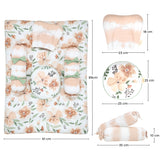 Crane Baby 5-Piece Mattress Set - Parker Floral
