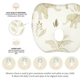 Crane Baby Memory Foam Pillow - Kendi Safari