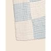 Abracadabra Organic Muslin Patchwork Blanket Blue