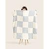 Abracadabra Organic Muslin Patchwork Blanket Blue