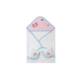 abracadabra Hooded Towel with 2 Face Washers Papillon