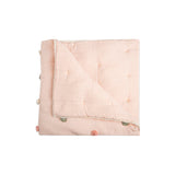 Crane Baby Pom Pom Quilted Blanket - Parker