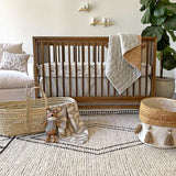 Crane Baby Quilted Blanket - Ezra Copper