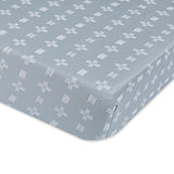 Crane Baby Crib Sheet - Ezra River Dash