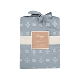 Crane Baby Crib Sheet - Ezra River Dash