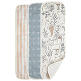 Crane Baby Burp Cloth Set - Ezra Animal