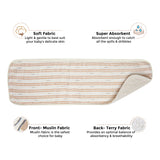 Crane Baby Burp Cloth Set - Ezra Animal