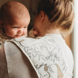 Crane Baby Burp Cloth Set - Ezra Animal