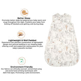 Crane Baby Sleeping Bag - Ezra Animal (Cotton Sateen 0-9mo.)