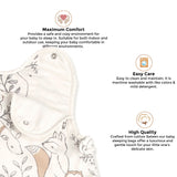 Crane Baby Sleeping Bag - Ezra Animal (Cotton Sateen 0-9mo.)