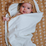Crane Baby Hooded Towel - Ezra Copper Dash