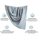 Crane Baby Single Swaddle Wrap - Ezra River Dash