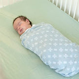 Crane Baby Single Swaddle Wrap - Ezra River Dash