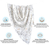 Crane Baby Single Swaddle Wrap - Ezra Animal