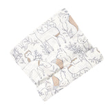 Crane Baby Single Swaddle Wrap - Ezra Animal
