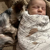 Crane Baby Single Swaddle Wrap - Ezra Animal