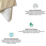 Crane Baby Quilted Blanket - Kendi
