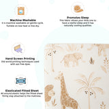 Crane Baby Kendi Crib Sheet - Animal