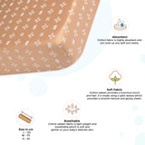 Crane Baby Crib Sheet - Kendi Copper Dash