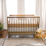 Crane Baby Kendi Crib Sheet - Copper Dash