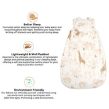 Crane Baby Sleeping Bag - Kendi Safari (Cotton Sateen 0-9mo.)
