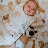 Crane Baby Sleeping Bag - Kendi Safari (Cotton Sateen 0-9mo.)
