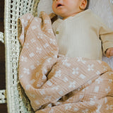 Crane Baby Single Swaddle Wrap - Kendi Copper Dash