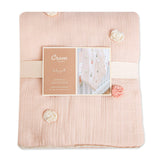 Crane Baby Pom Pom Quilted Blanket - Parker