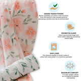 Crane Baby Muslin Swaddle Set of 2 - Parker Floral