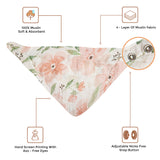 Crane Baby Bandana Bib Set - Parker Floral