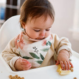 Crane Baby Bandana Bib Set - Parker Floral