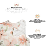 Crane Baby Sleeping Bag - Parker Floral (Muslin 0-9mo.)