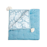 Crane Baby Quilted Blanket - Caspian