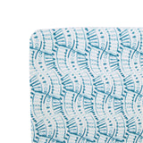 Crane Baby Crib Sheet - Caspian Indigo