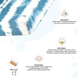 Crane Baby Crib Sheet - Caspian Tie-Dye