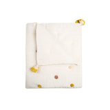 Crane Baby Pom Pom Quilted Blanket - Kendi