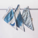 Crane Baby Bandana Bib Set - Caspian Whale