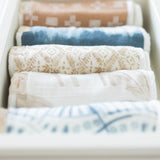 Crane Baby Burp Cloth Set - Caspian Whale