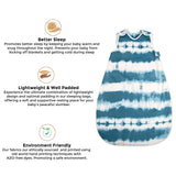 Crane Baby Sleeping Bag - Caspian Tie-dye (Cotton Sateen 0-9mo.)