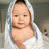 Crane Baby Hooded Towel - Caspian Tie-Dye