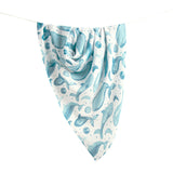 Crane Baby Single Swaddle Wrap - Caspian Whale Print