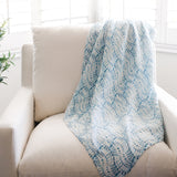 Crane Baby Single Swaddle Wraps - Caspian Indigo Print