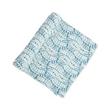 Crane Baby Single Swaddle Wraps - Caspian Indigo Print