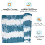 Crane Baby Single Swaddle Wrap - Caspian Tie-Dye