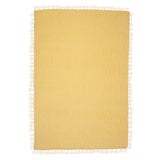 Crane Baby 6 Layer Muslin Blanket - Ochre
