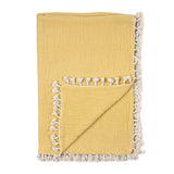 Crane Baby 6 Layer Muslin Blanket - Ochre