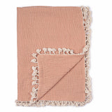 Crane Baby 6 Layer Muslin Blanket - Copper