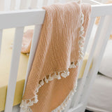 Crane Baby 6 Layer Muslin Blanket - Copper